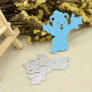 Bear DIY Metal Embroidery Stencil Scrapbook Craft Cutting Die Handwork