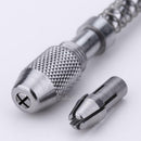 21x Mini Micro Twist Drill 0.35-1.6mm HSS Bit Hand Spiral Pin Vise Jewelry Craft