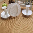 3pc Cutter Cake Mold Fondant Cookie Rose Leaf Plunger Sugarcraft Decorating 3C