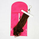 1Pc Rose Red Hair Extensions Wigs Storage Bag With Wig Hanger Dust Proof Pr