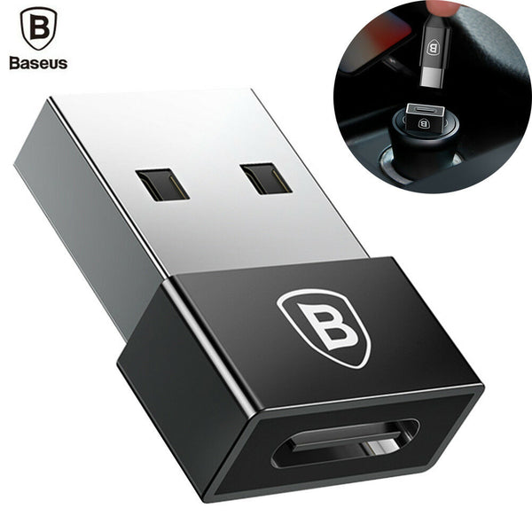 Baseus Type C Female to USB Male OTG Adapter Converter Charger Connector for PC