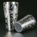 MagiDeal Stainless Steel Cocktail Shaker Bartender Tool 19oz & 25oz Mixing Can
