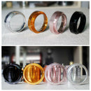 58mm Magnetic Coffee Dosing Ring Cylinder Pro Espresso Dosing Funnel Black