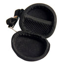 Black Carrying Hard Case Storage Bag Hold for Earphone Headphone Headset Earbuds