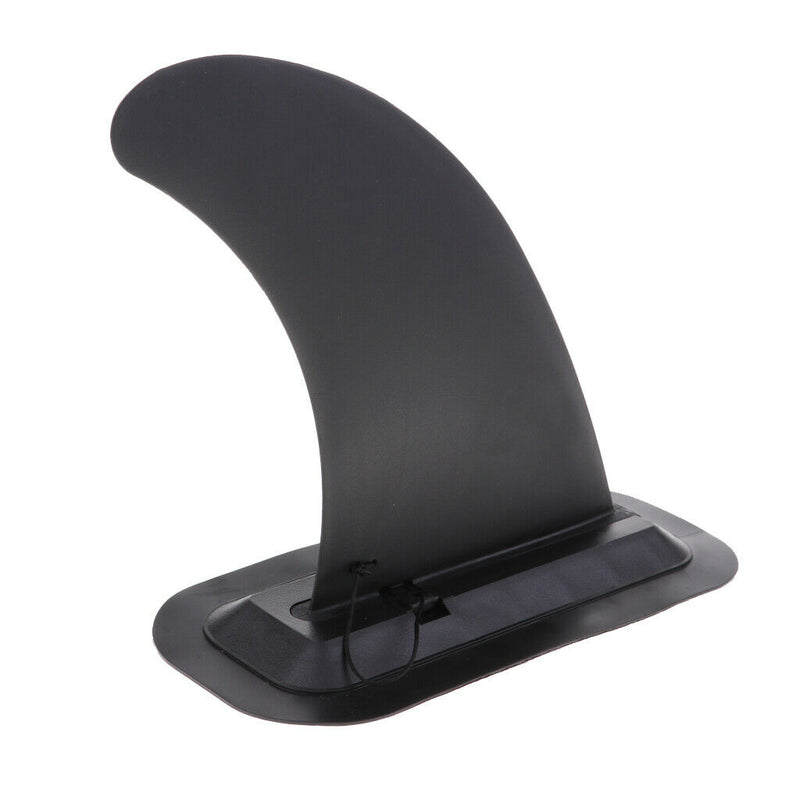 4.5x9.4in Surfing Boards Soft Top Fin Free No Tool Fin Screw Black