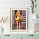 5D Diamond Painting Back View Full Round Rhinestone Picture Home Wall Decor
