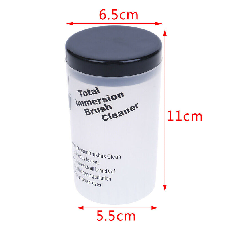 Nail Art Brush Cleaning Soaker Bottle Polish Remover Container Cup Empty Hold Hn