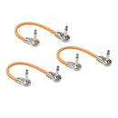 6.35mm Male to 6.35 Male Guitar Pedal Copper Braid Cable for Guitar Effect Pedal