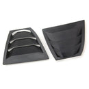 Rear Window Side Louvers Vent Panel Trim For Mazda 3 Axela 4Dr Sedan 2014 2
