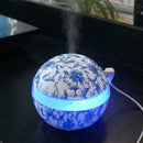 USB Ultrasonic Air Humidifier 7 Color LED Light Aroma Diffuser (Multicolor)