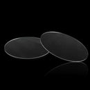 Transparent 3mm thick Mirror Acrylic round Disc DiÃ¡metro:80mm