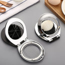 2 In 1 Stainless Steel Egg Slicer Eggs Cutting Slices and Wedges Egg Fruit  OZ