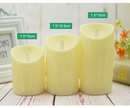 3 LED candle for outdoor use with timer flashing flameless candles outdoor ca FT