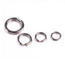 100Pcs Durable Double Loop Hot Split Ring Fishing Tackle Stainless Steel Ho C5F1
