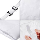 6 Pieces White Apron Set Unisex Adjustable Chef Hat Kitchen Baker Cook Apro
