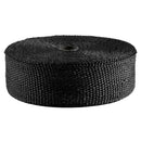 15M Titanium Alloy Wrapped Exhaust Pipe Black Fiberglass Insulation Tape +