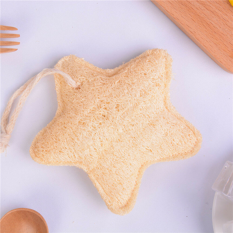 Star Loofah Luffa Loofa Bath Shower Washing Body Pot Sponge Cleaning Supply Kw