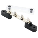 4 Way Stud Bus Bar 100A 48V M6 Stud Terminal Buss Bar with Cover for Marine A