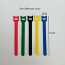 50pcs Nylon Fastening Cable Securing Straps Hooks Fastening Cable Ties