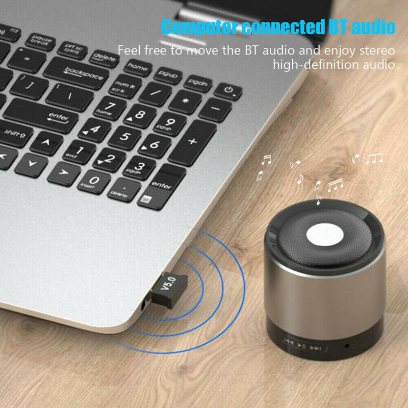 USB Bluetooth 5.0 Adapter Dongle CSR 4.0 Audio Receiver Transmitter for Computer