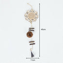 Wood Christmas Tree Star Pine Cone Ball Pendant Hanging Decor Ornament (F) A