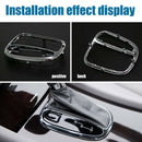 Chromed Plastic Center Shifter Trim Cover Bezel for Mercedes Benz C Class W203