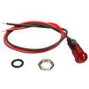 8mm Car Boat Van LED Indicator Pilot Dash Dashboard Panel Warning Light Lamp Red