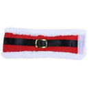 4pcs Christmas Belt Buckle Napkin Ring Tableware Dinner Santa Claus Cover