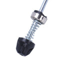 2x bicycle quick release axle clamping lever safety set axis Black W3R9