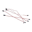 5Pcs 300mm Extension Lead Servo Wire Cable For RC JR Male to Female ME