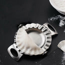 Stainless Dumpling Maker Machine Diy 2-In-1 Plate Press Pastry Tool P2S2