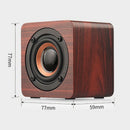 Mini Wireless Bluetooth Speaker Wooden Portable Bluetooth 4.2 Speakers