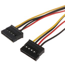 4Pin IDE Molex to 2 Serial ATA SATA Y Splitter Hard Drive Power Supply Ca Gw