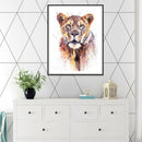 5D DIY Full Round Drill Diamond Painting Tiger Animal Cross Stitch (B951)