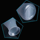 100ml Clear White Plastic Laboratory Chemical Conical BEST Bottle Flask