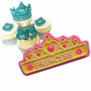 Crown Princess Fondant Cake Mold Sugarcraft Decorating Tool Baking Mould Q1G0