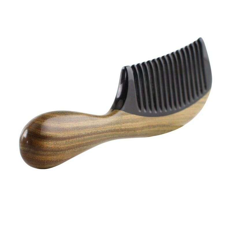 Handmade 100% Natural Green Sandalwood Hair Combs - Anti-Static Sandalwood  T7S9