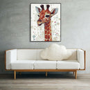 Painting By Numbers Kit DIY Clever Giraffe Canvas Oil Art Picture Craft