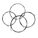 4Pcs Ukulele Uke Strings Strings Musical Instrument Accessory Supplies Black
