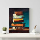 5D DIY Full Drill Diamond Painting Bookshelf Cross Stitch Mosaic Craft Kits