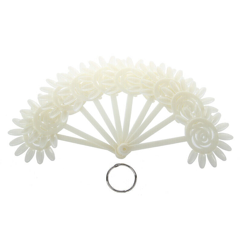 Fan Style Nail Art Tips Display Practice Wheel Tool 10pcs P5C5