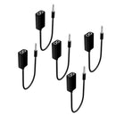 Audio Extension Cable Y Adapter Connecter 3.5mm Jack 1 Male to 2 Female Lead