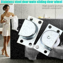 2Pcs/set Nylon Wheel Wear Resistant Closet Wardrobe Roller Sliding Thicken Y5Q1