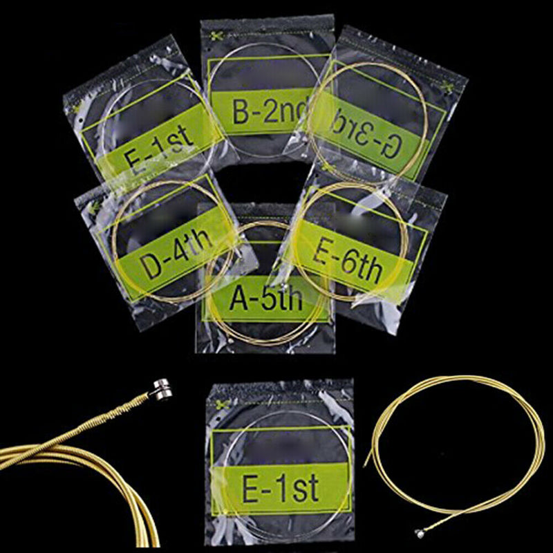 1 Set Acoustic Guitar Strings String Set Steel Core Super Light