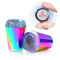 Transparent Silicone Nail Stamper Shining Holographic Head Nail Stamping Plate
