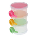 3 Layers Newborn Baby Milk Powder Box Snack Container Feeding Box Case Color 1