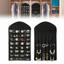 Closet Hanging Jewelry Organizer Necklace Storage Holder Travel Display Cas Z7G5
