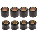 8x Motor Shock Absorber Rear Bush Lower 12mm+14mm for Motorbike Replacement