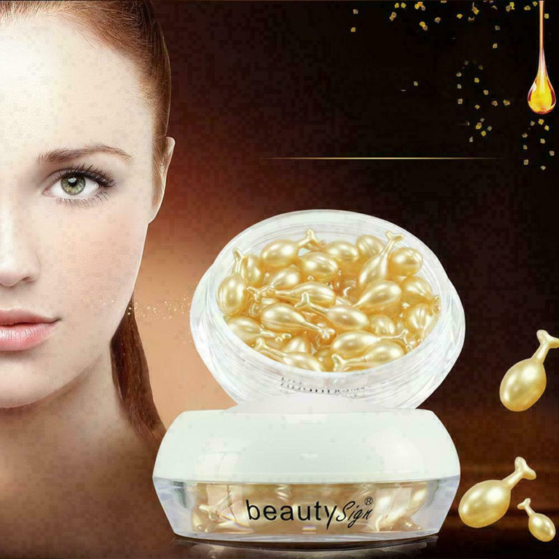 37Pcs Face Serum Capsules Reducing Fine Lines Skin Lifting Brightening Hydr Z2A8