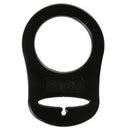 10 Black Silicone Button Ring Dummy/Pacifier Holder Clip Adapter For NUK/
